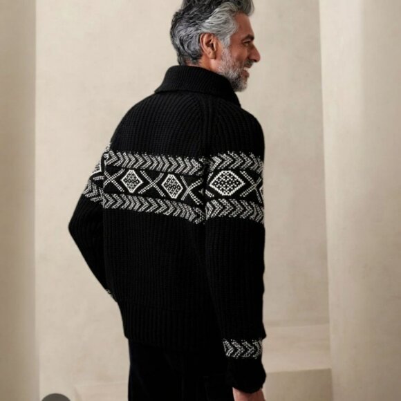 Banana Republic Arran  fair Isle sweater - Picture 3 of 11